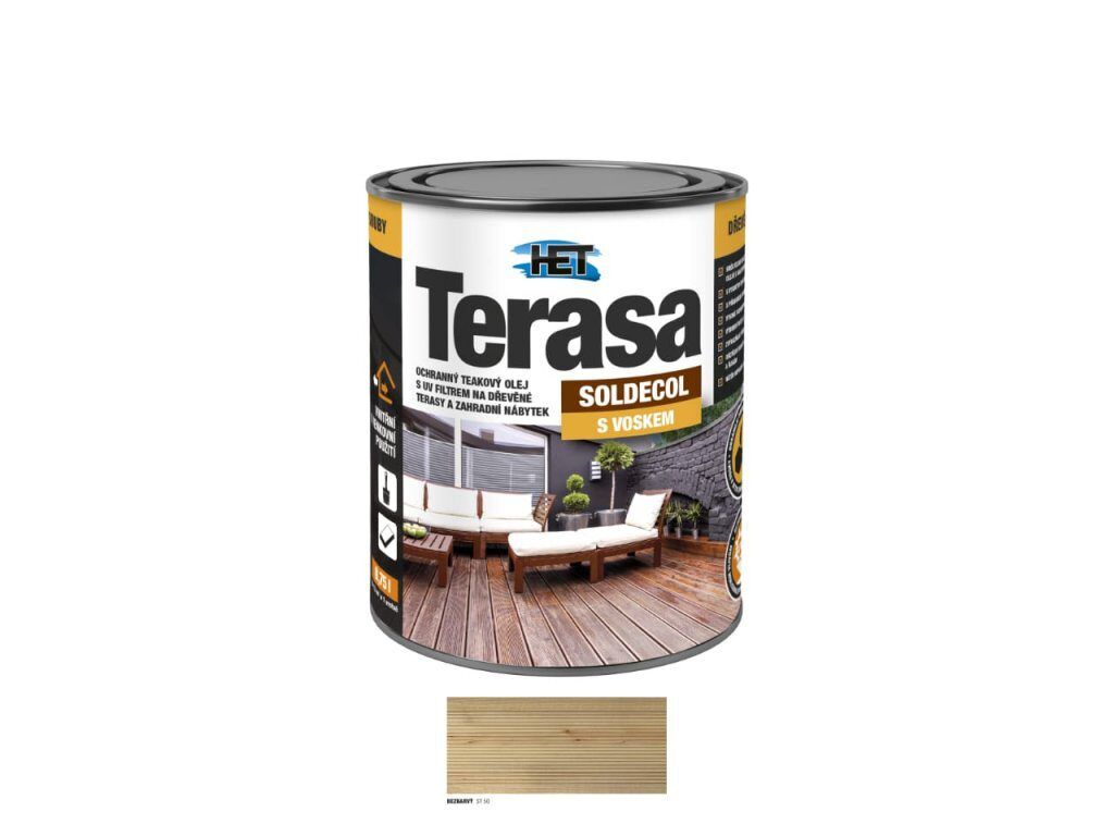 SOLDECOL TERASA ST 60 - ořech 0,75 l                          