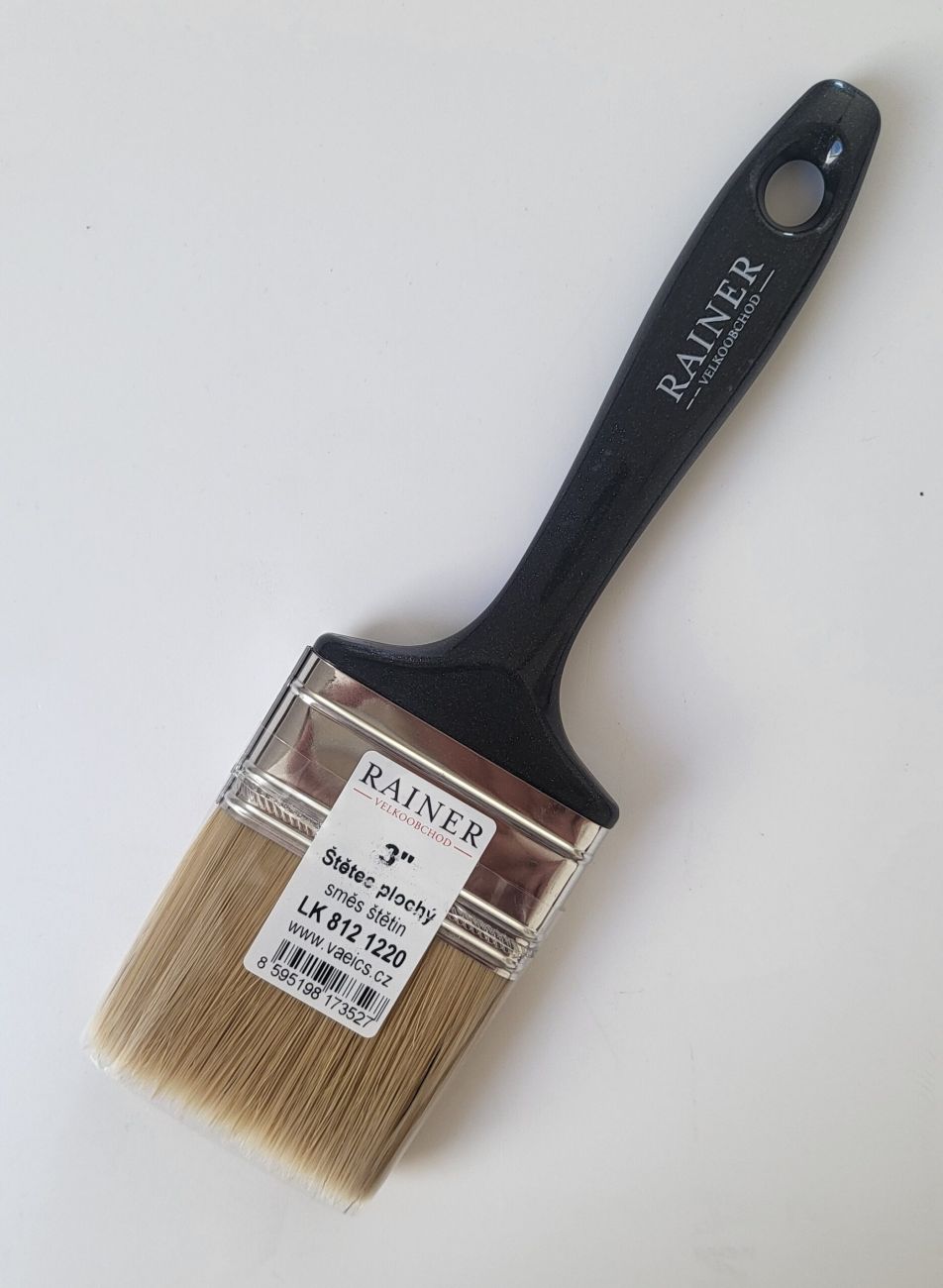 Štětec plochý černý Rainer 3