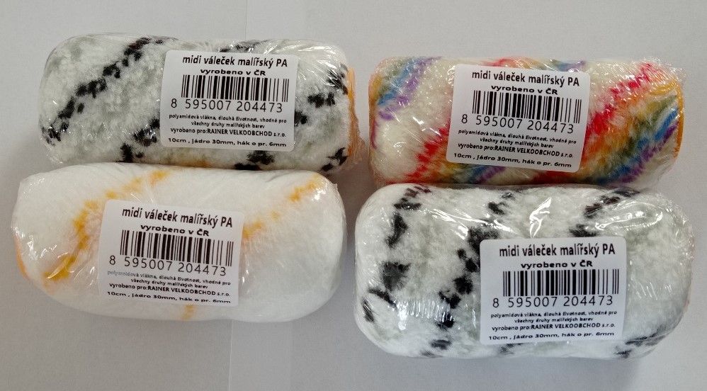 Váleček malířský polyamid 10cm MIDI