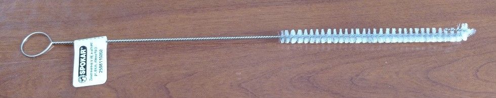 Kartáč zkumavkový pr.10x270mm, vlákno polyamid trans.