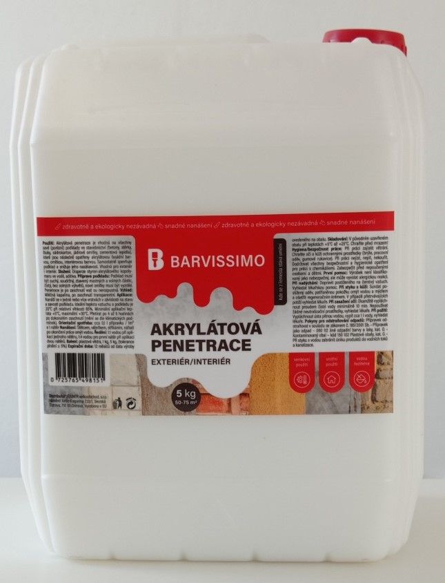 Akrylátová penetrace Barvissimo 5kg