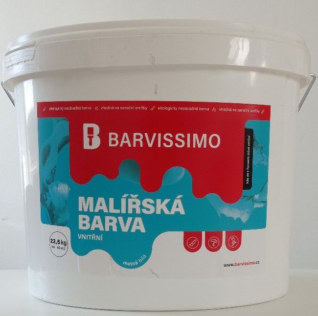 Barvissimo vnitřní malířská barva 22,5kg