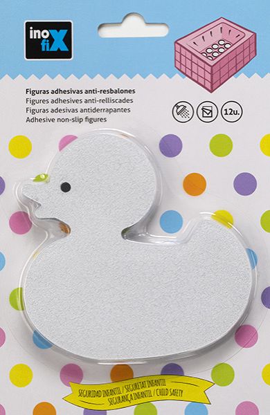 Protiskluzové nalepovací figurky kachny 12ks