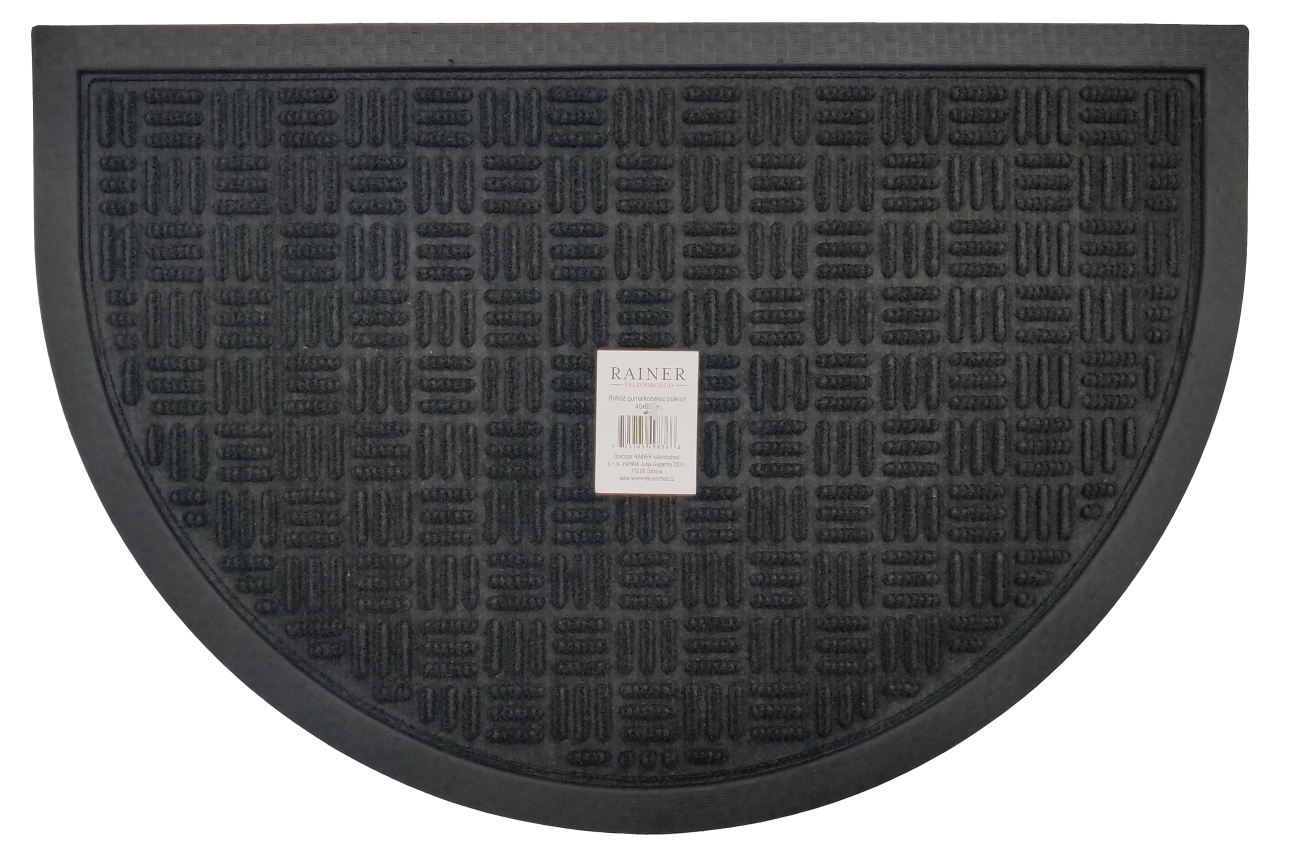 Rohož guma/koberec půlkruh 40x60cm