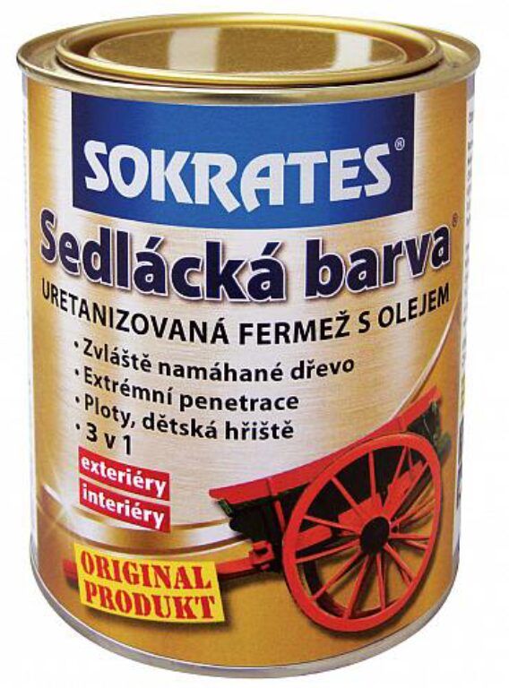 Sedlácká barva uretan. fermež s olejem 0620 žlutá 0,7kg polol.