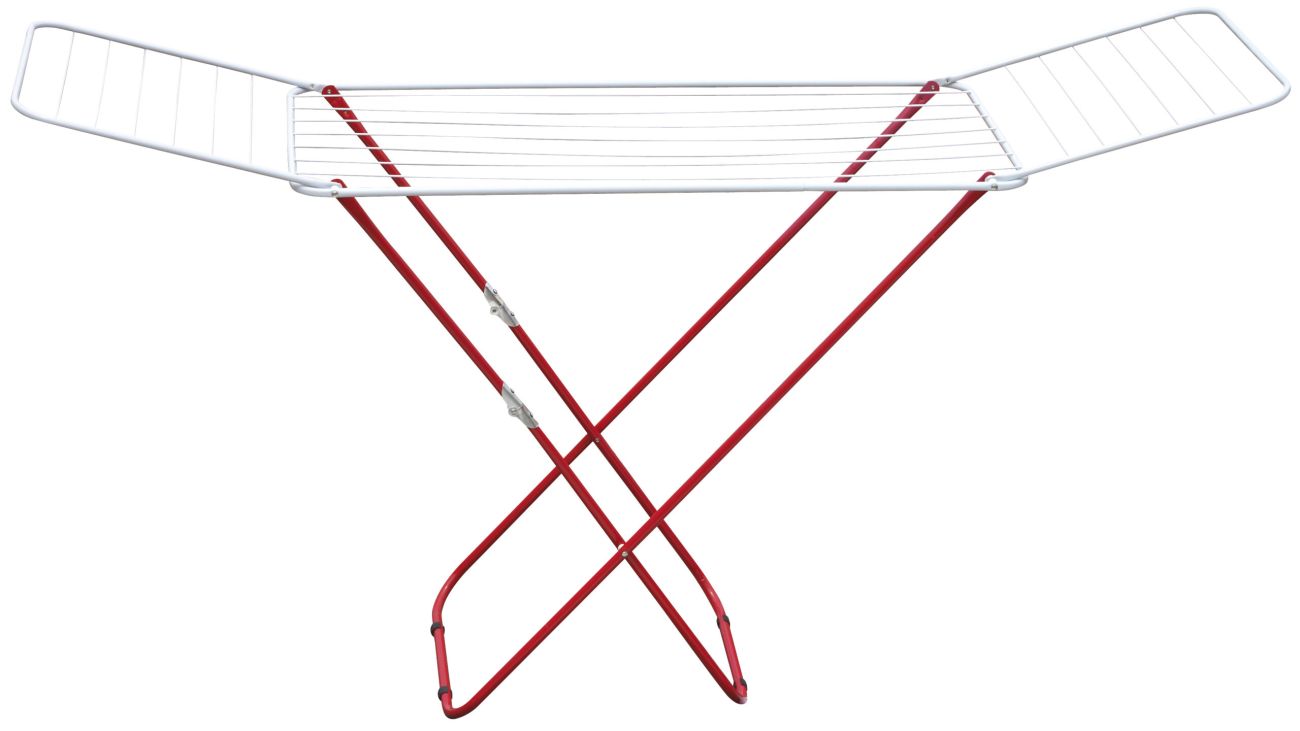 Sušák na prádlo 18m bílo-červený - Tidy Home