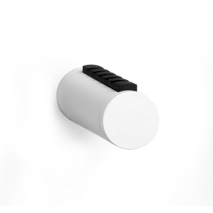 Válcový háček bílý