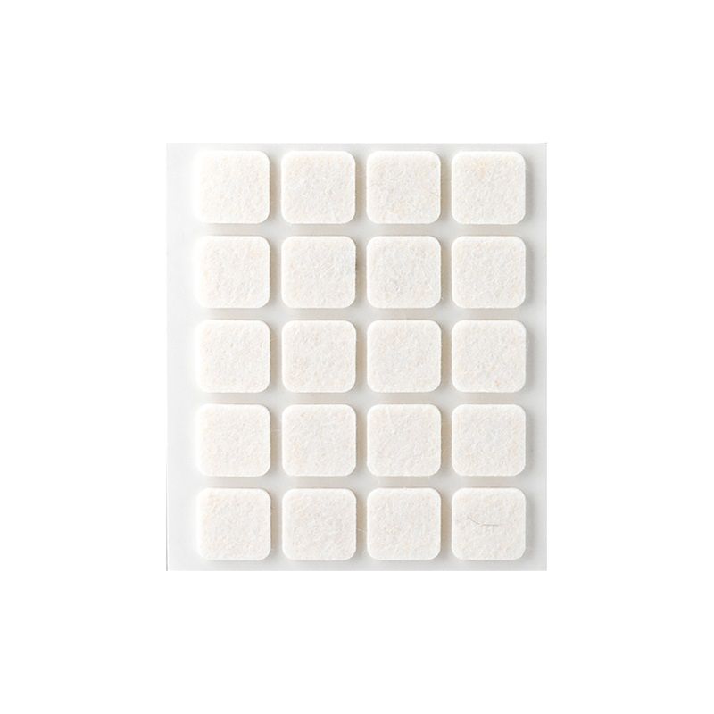 Lepící plsť 3 x 17 x 17 mm 20ks - bílé