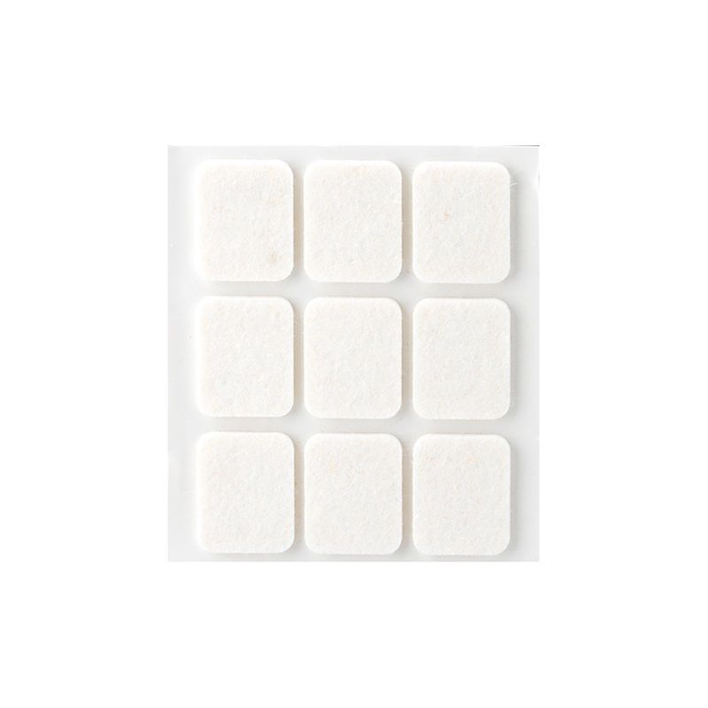 Lepící plsť 3 x 29 x 23 mm 9ks - bílé