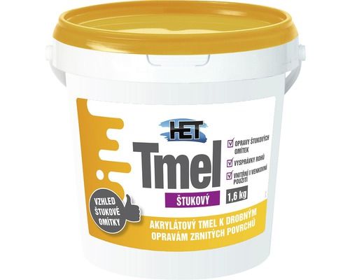 Štukový tmel HET 1,6 kg