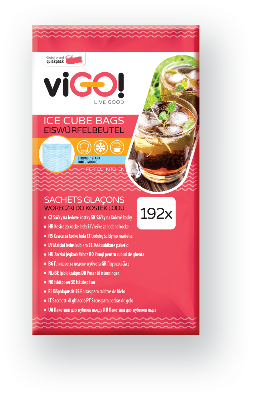 Sáčky na ledové kostky - 192 ks