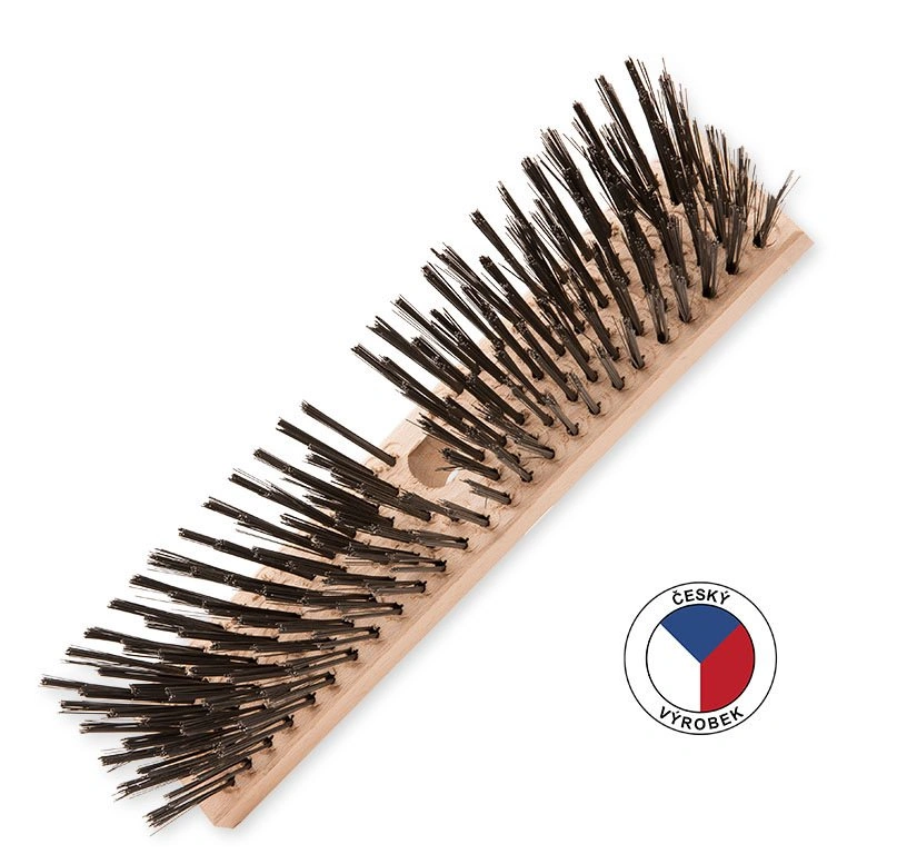 Kartáč drátěný na hůl drát 0,6mm bez závitu