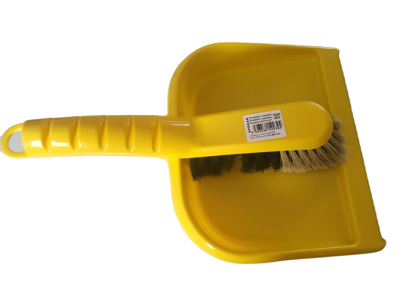 Souprava 5220 EKO smetáček+lopatka žlutý