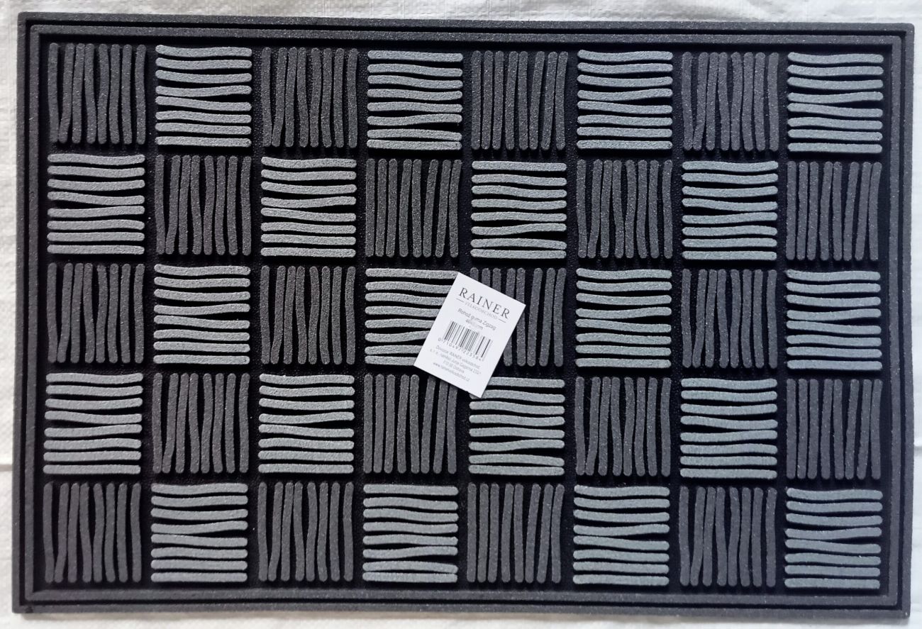Rohož guma Zigzag 40x60cm