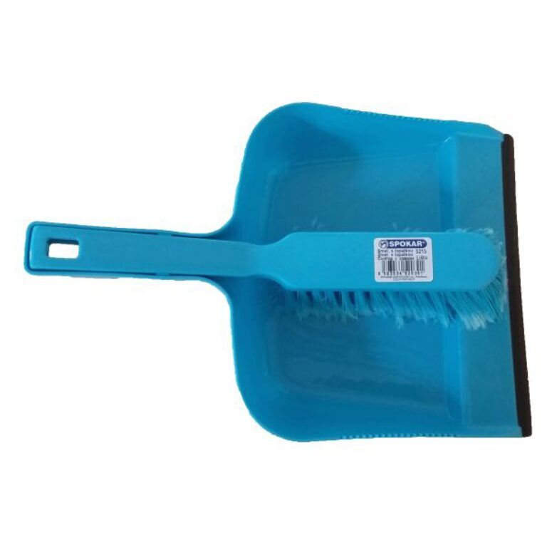 Souprava 5215 COLOR s lištou smetáček+lopatka ZELENÁ