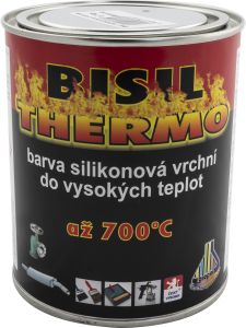 Bisil Thermo žáruvzdorná barva 700 °C, 0199 černá, 700 g