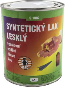 HB-Lak S1002 Lesk, transparentní univerzální syntetický lak, lesklý, 700 ml