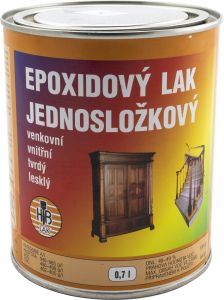 HB-Lak epoxidový jednosložkový lak na dřevo a kov, lesklý, 700 ml