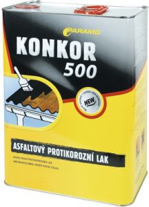 Paramo Konkor 500 asfaltový antikorozní lak, 9 kg