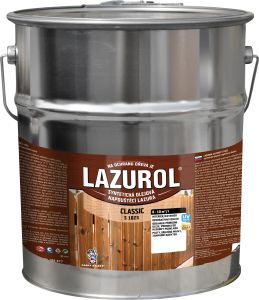 Lazurol Classic S1023 tenkovrstvá lazura na dřevo s obsahem olejů, 0022 palisandr, 16 l