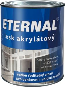 Eternal lesk akrylátový vrchní barva na dřevo a kov, Ral 9003 bílá, 700 g
