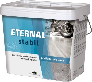 Eternal Stabil protiskluzová barva na betonové podlahy a dlažbu, tmavě šedá, 10 kg