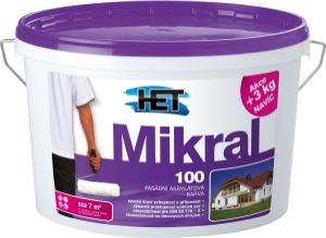 Het Mikral 100 fasádní barva, 15+3 kg