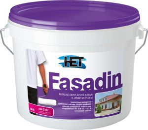 Het Fasadin fasádní barva s jemným zrnem, bílá, 3 kg
