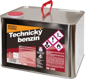 Severochema technický benzín, čistič, k odmašťování, 4 l