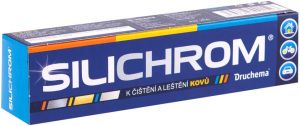 Druchema Silichrom pasta na čištění a leštění kovů a chromu, 90 g