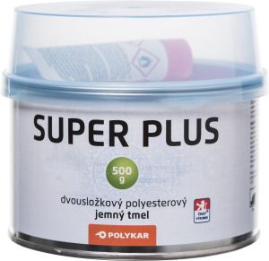 Polykar Super Plus jemný dvousložkový polyesterový plnící tmel, 500 g