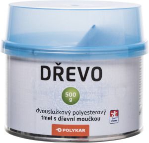 Polykar Dřevo dvousložkový tmel na dřevo, brousitelný, 500 g