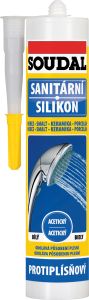 Soudal sanitární silikon, bílý, 280 ml