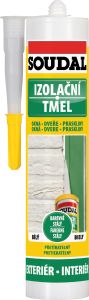 Soudal izolační tmel, přetíratelný, bílý, 280 ml