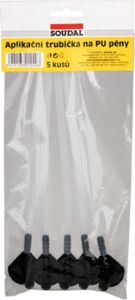 Soudal náhradní aplikační trubičky k montážním pěnám, 5 ks