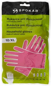 Spokar uklidové rukavice gumové č. 10