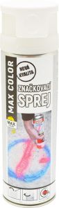 Max Color značkovací sprej, bílá, 500 ml