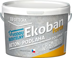 Detecha Ekoban Forte barva na dřevo i beton, šedá, 2,5 kg
