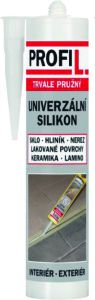 Profil univerzální silikon, bílý, 310 ml
