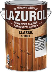Lazurol Classic S1023 tenkovrstvá lazura na dřevo s obsahem olejů, 0025 sipo, 4 l