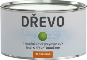 Polykar Dřevo dvousložkový tmel na dřevo, brousitelný, 150 g