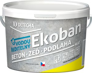 Detecha Ekoban barva na dřevo i beton, šedá, 2,5 kg