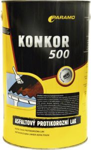 Paramo Konkor 500 asfaltový antikorozní lak, 3,5 kg