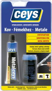 Ceys Kov oprava defektu syntetický kov, tmel, 40 ml + 40 g