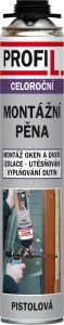 Profil montážní pěna, pistolová, 750 ml