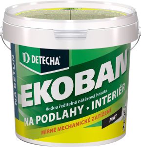 Detecha Ekoban barva na dřevo i beton, šedá, 15 kg