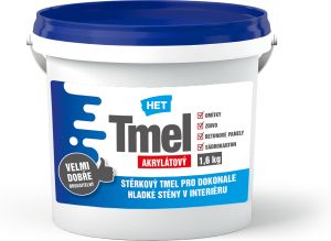 Het akrylový tmel na sádrokarton, zdivo a omítky, 1,6 kg