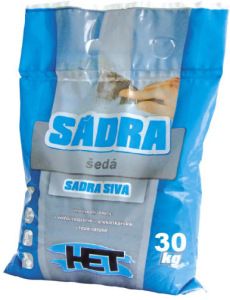 Het sádra šedá stavební, 30 kg
