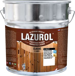 Lazurol Classic S1023 tenkovrstvá lazura na dřevo s obsahem olejů, 0062 borovice, 9 l