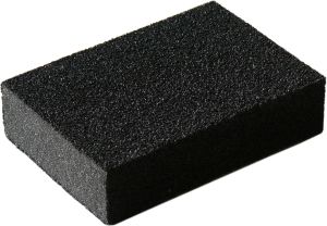 Spokar brusná houbička, 4stranná, rozměry 100 x 70 x 27 mm, zrnitost 60